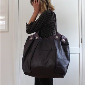 Elliott Lucca Oversized leather travel tote
